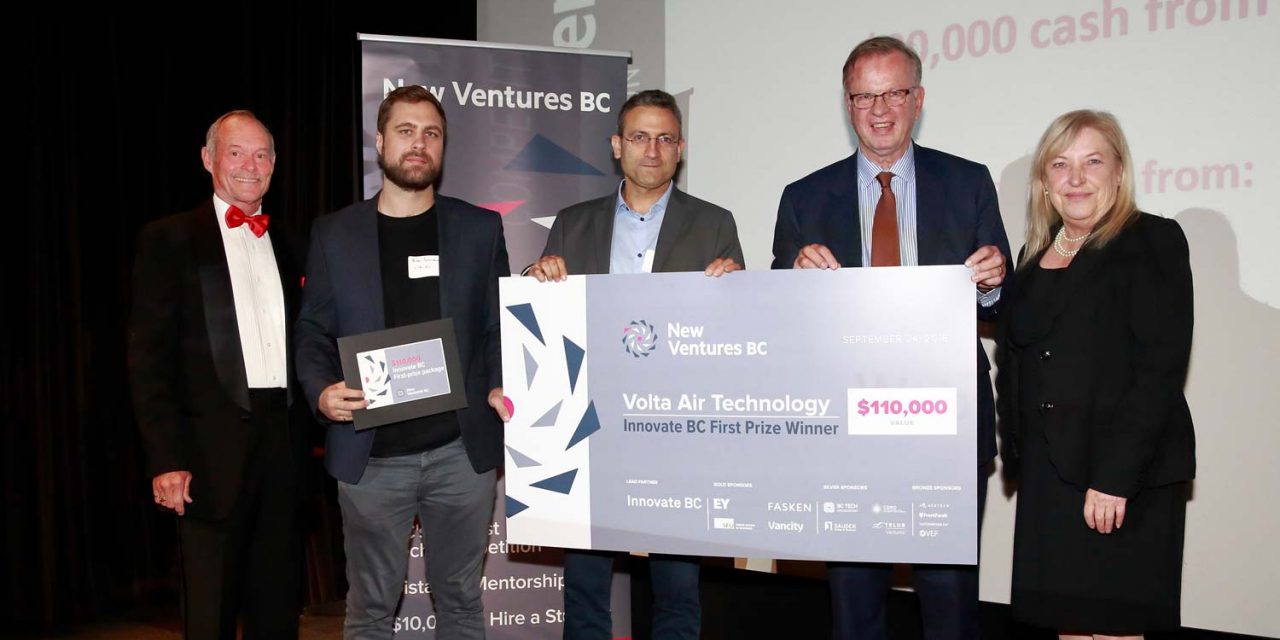 Volta Air Wins 2018 Innovate BC Competition by Reducing Emissions on Delivery Vehicles